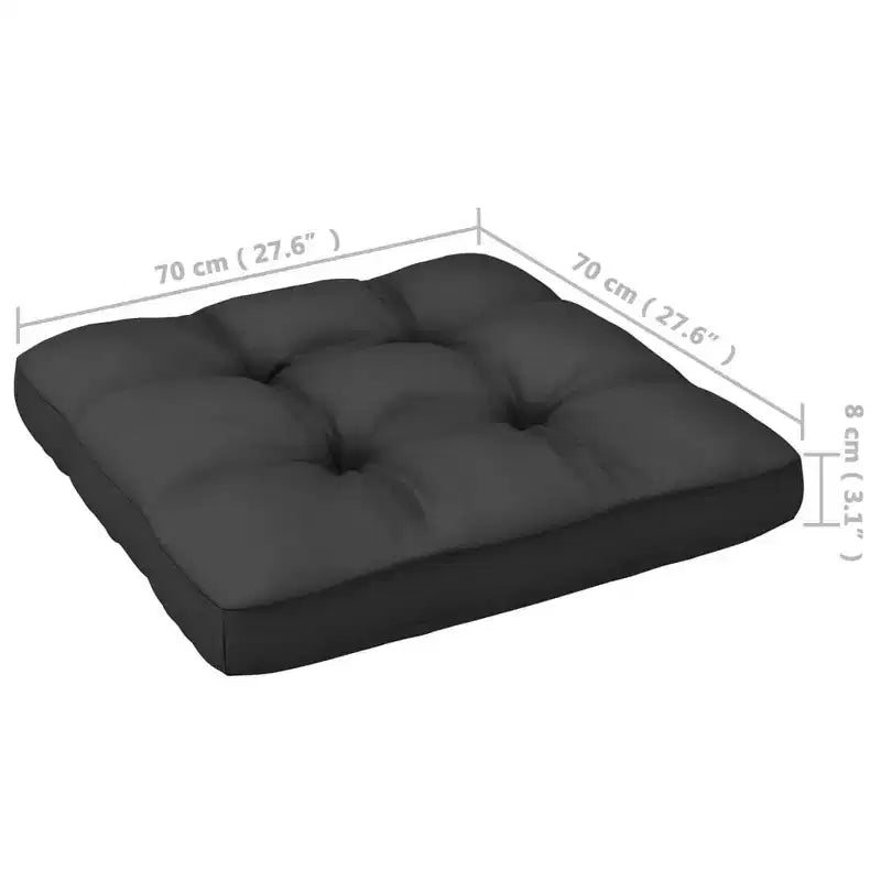 vidaXL Ensemble de mobilier de jardin 6 pièces, canapé d'angle d'extérieur en bois de pin massif
