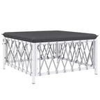 vidaXL Patio Furniture Set 10 Piece Garden Sectional Sofa with Cushions Steel