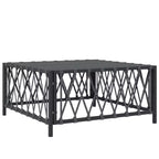 vidaXL Patio Furniture Set 10 Piece Garden Sectional Sofa with Cushions Steel