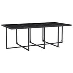 vidaXL Patio Dining Set with Cushions Table and Chairs 13 Piece Poly Rattan