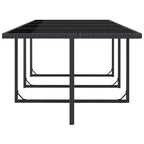 vidaXL Patio Dining Set with Cushions Table and Chairs 13 Piece Poly Rattan