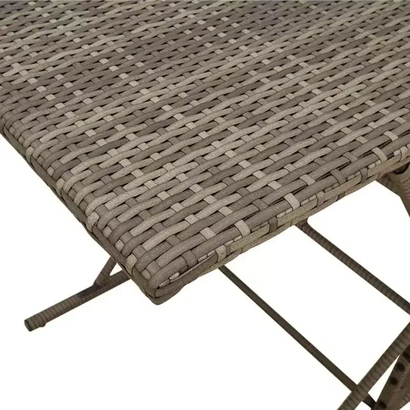 vidaXL Patio Dining Set with Cushions 7 Piece Poly Rattan Brown/Gray/Black