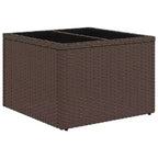 vidaXL 11 Piece Patio Sofa Set with Cushions, Poly Rattan Outdoor Sectional, Multiple Colors