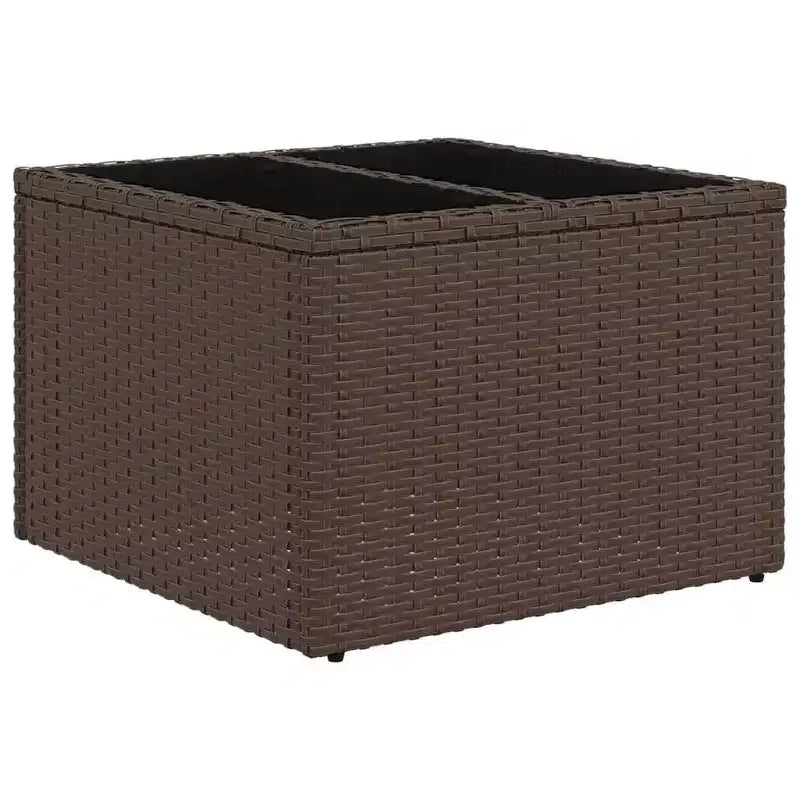vidaXL 11 Piece Patio Sofa Set with Cushions, Poly Rattan Outdoor Sectional, Multiple Colors