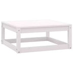 vidaXL 8 Piece Patio Lounge Set with Cushions Solid Wood Pine - White Yes