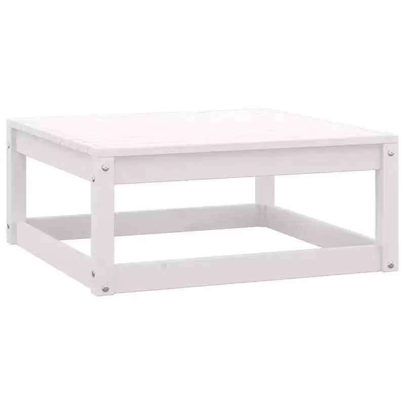 vidaXL 8 Piece Patio Lounge Set with Cushions Solid Wood Pine - White Yes