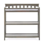 Child Craft Flat Top Infant Changing Table, Water-Resistant Pad and Safety Strap, Anti-Tip Kit Included to Prevent Tipping, Baby Safe Finish