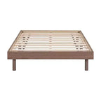 Bellemave Platform Bed with Thicken Slats Connected,Solid Wood Floating Platform Bed Frame without Headboard for Bedroom