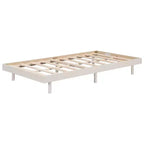 Bellemave Platform Bed with Thicken Slats Connected,Solid Wood Floating Platform Bed Frame without Headboard for Bedroom