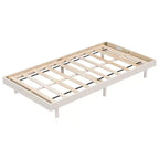 Bellemave Platform Bed with Thicken Slats Connected,Solid Wood Floating Platform Bed Frame without Headboard for Bedroom