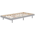 Bellemave Platform Bed with Thicken Slats Connected,Solid Wood Floating Platform Bed Frame without Headboard for Bedroom
