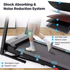 Treadmill on Sale,Treadmills Clearance, Running Treadmills for Home, Wide Folding Treadmill with Handle Bars, Speaker, 300 lb Weight Capacity
