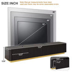 JVNOXK TV Stand for TVs up to 85 inches, Faux Marble Top Media Console with 4 Drawers, Gold Base Modern Living Room Entertainment Center, Black
