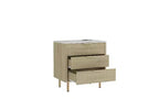 Table de chevet moderne TUYOHW avec station de charge et veilleuse à commande vocale, table d'appoint multi-rangements avec armoire de rangement pour chambre à coucher