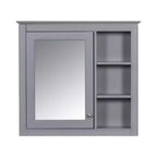 CASAINC 30 x 28 Bathroom Medicine Cabinet with Mirror and 3 Open Shelves, Wall-Mounted (No Vanity)