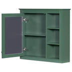 CASAINC 30 x 28 Bathroom Medicine Cabinet with Mirror and 3 Open Shelves, Wall-Mounted (No Vanity)
