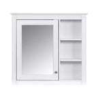 CASAINC 30 x 28 Bathroom Medicine Cabinet with Mirror and 3 Open Shelves, Wall-Mounted (No Vanity)