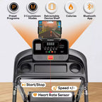 3.1HP Treadmill for Home, Folding Treadmill 300lbs Capacity, Treadmill with 6% Incline, 0.6-7.5MPH, 64 Preset Program