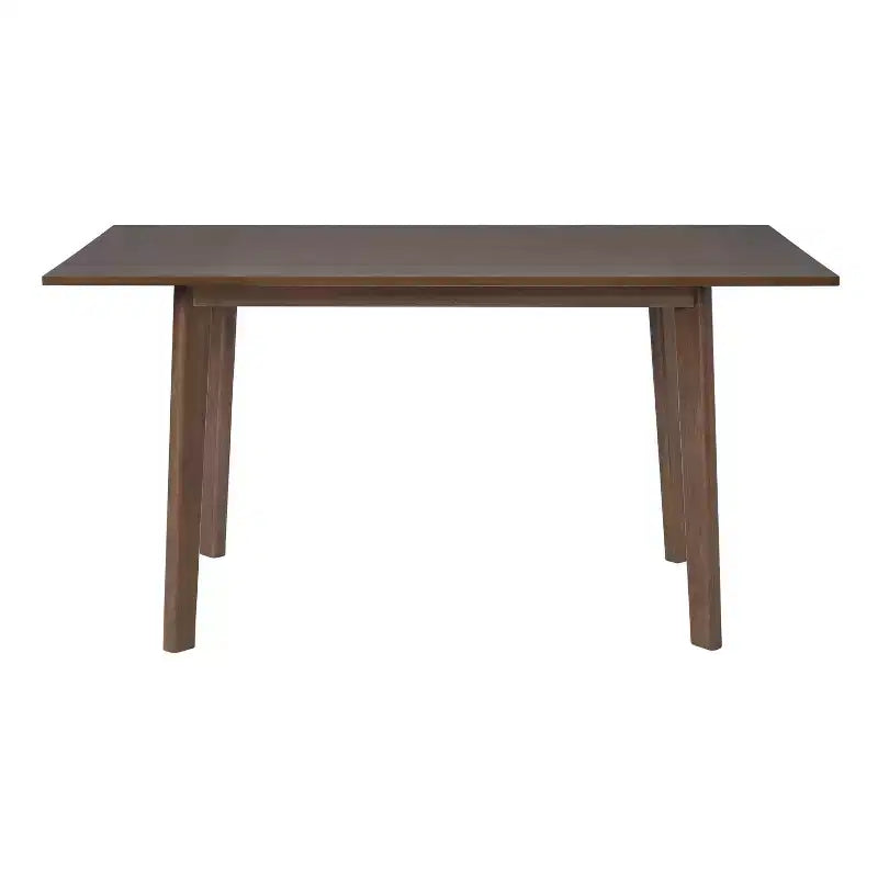 PexFix Table à manger rustique de ferme, cadre en bois massif, table à manger moderne minimaliste pour cuisine, salle à manger, salon
