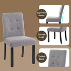 MAYEERTY 6-Piece Modern Dining Set, 63 Faux Marble Table, 4 Chairs & Bench