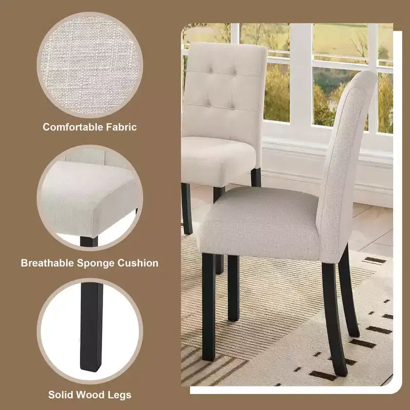 MAYEERTY 6-Piece Modern Dining Set, 63 Faux Marble Table, 4 Chairs & Bench