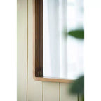 24 x 36 Inch Rectangular Wood Wall Mirror