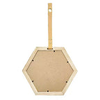 Miroir mural hexagonal Harlan de 11 x 10 pouces