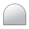 33 x 31 Inch Arched Decorative Wall Mirror with Iron Metal Frame