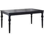 Table à manger en bois traditionnel GDFStudio Ashford avec pieds tournés