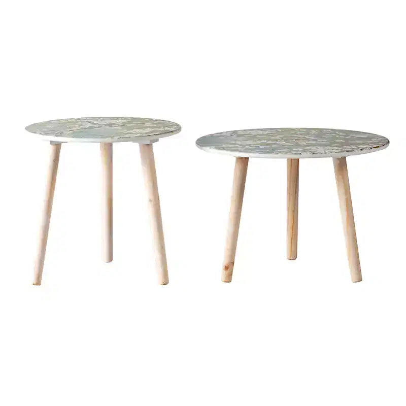 Set of 2 Decorative Accent Side Tables