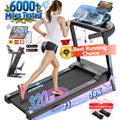 Treadmill for Home,Portable Folding Exercise Treadmill w/ Adjustable Incline,APP Control,64 Programs, 300 lb Capacity, 7.5MPH,Running Walking Jogging
