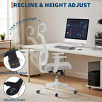 Chaise de bureau ergonomique en maille | Appui-tête rembourré et roulettes | Chaise de jeu/bureau pour salle d'e-sport, bureau, chambre