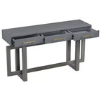 TUYOHW Modern Console Table with 3 Storage Drawers,57 Extra Long Entryway Table for Entryway,Hallway,Living Room,Foyer