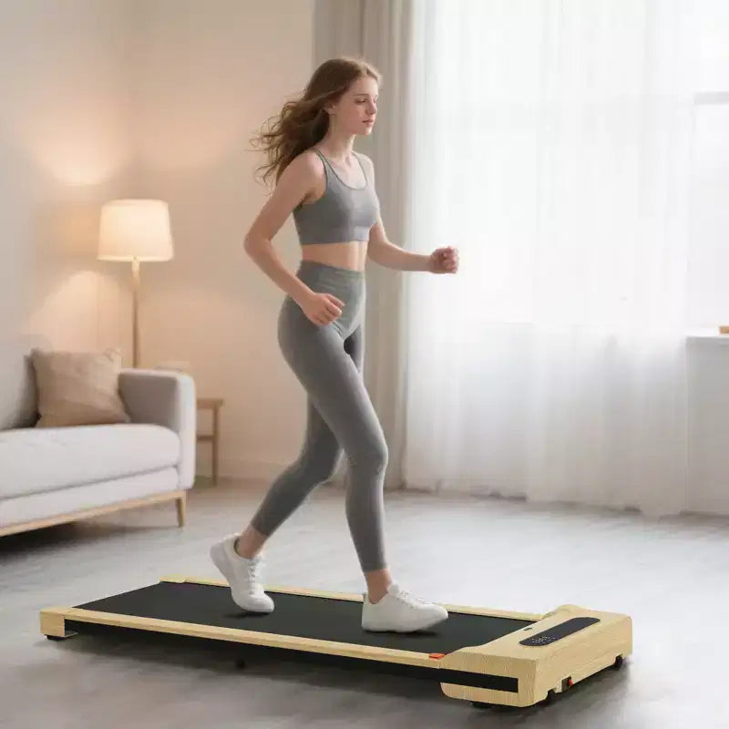 Walking Pad Treadmill 2.5HP Quiet Motor Portable Under Desk Treadmill for Home Office