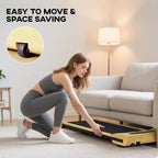 Walking Pad Treadmill 2.5HP Quiet Motor Portable Under Desk Treadmill for Home Office