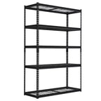 5-Tier Garage Shelving Rack  Industrial Metal Storage Shelf  Adjustable, 2500 lbs Capacity, Steel Wire, Utility for Garage, Basement, Warehouse