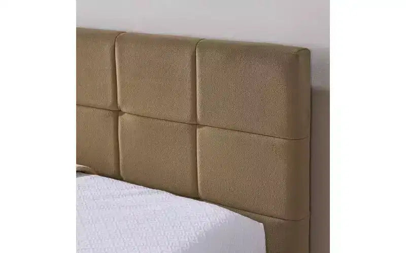 Lit de repos complet en velours de style Mid-Century TUYOHW, cadre de canapé-lit rembourré avec structure de lit plateforme en bois d'eucalyptus, lit capitonné avec têtes de lit
