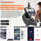 5HP Foldable Treadmill w/ 20% Auto Incline,400LB Treadmill for Home,Personalized App Control,71 Programs,12MPH Fast Speed for Varied Workout Intensity