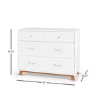 Child Craft SOHO Crib, 3-Drawer Dresser, Chest, Nightstand, 4-Piece Nursery Set
