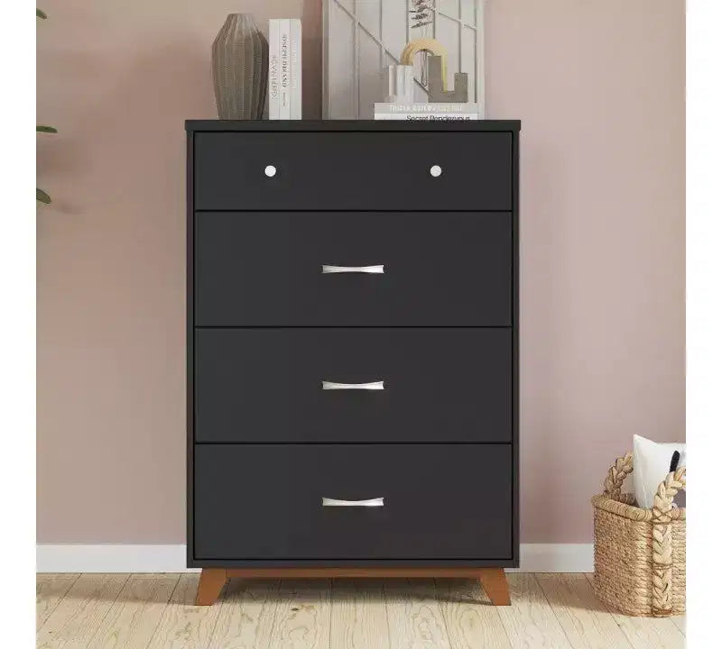 Child Craft SOHO Crib, 3-Drawer Dresser, Chest, Nightstand, 4-Piece Nursery Set