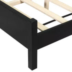 Queen/King Size Platform Bed Frame with Wingback Upholstered Headboard & Sturdy Wood Frame, Bohemian - ModernLuxe