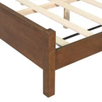 Queen/King Size Platform Bed Frame with Wingback Upholstered Headboard & Sturdy Wood Frame, Bohemian - ModernLuxe