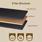 Commode large et rustique marron avec 10 tiroirs en tissu, grande unité de rangement, meuble de chambre à coucher, meuble TV d'entrée de 50 pouces