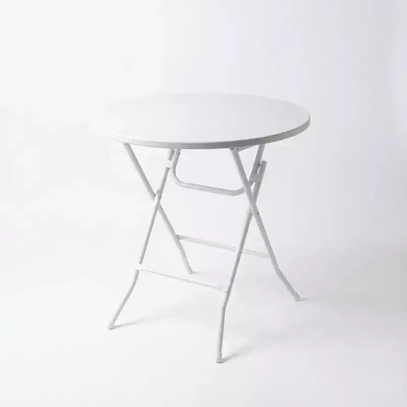Cocktail Table, High Top Bistro Round Plastic Folding Table, Portable Bar Height Dinning Table, Party Table for Wedding Picnic Dining Camping