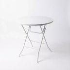 Cocktail Table, High Top Bistro Round Plastic Folding Table, Portable Bar Height Dinning Table, Party Table for Wedding Picnic Dining Camping