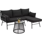 EROMMY 3 Piece Patio Conversation Sets