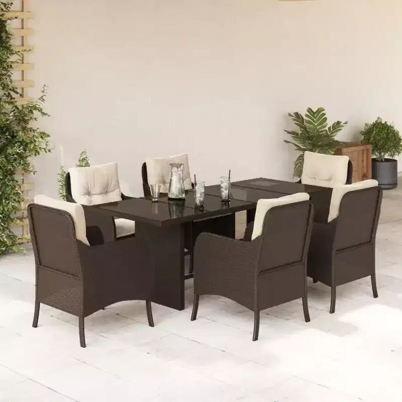 vidaXL ensemble repas de jardin ensembles de repas de jardin