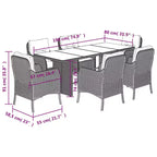 vidaXL ensemble repas de jardin ensembles de repas de jardin