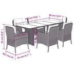 vidaXL ensemble repas de jardin ensembles de repas de jardin