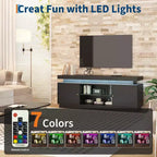 COZONY TV Stand w/ 2 Doors, Versatile TV Console for Living Room, Durable Television Table & Stand, Stylish TV Furniture for Modern Home